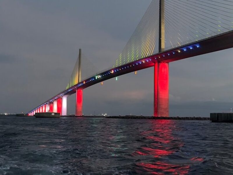 Sunset Cruise with Skyway Bridge Light Tour St. Petersburg, FL