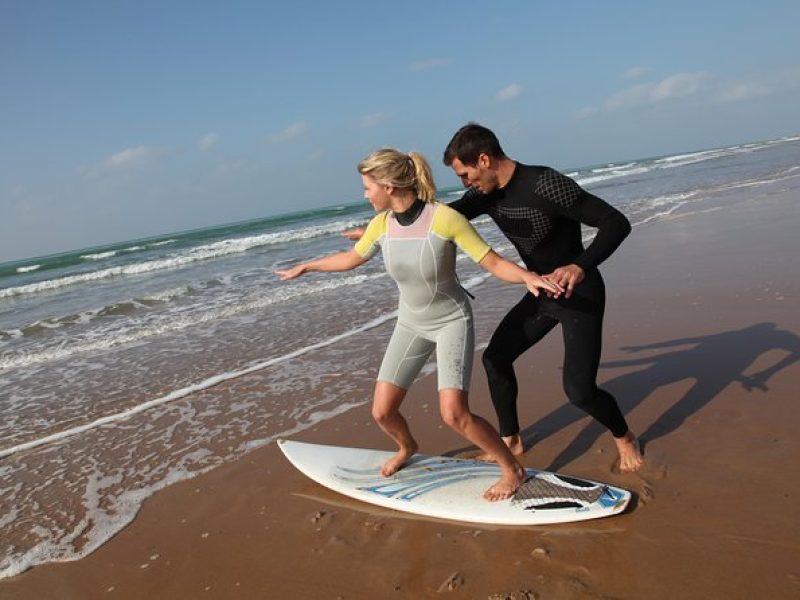 Maui Surf Instruction 101 at Kalama Beach in Kihei