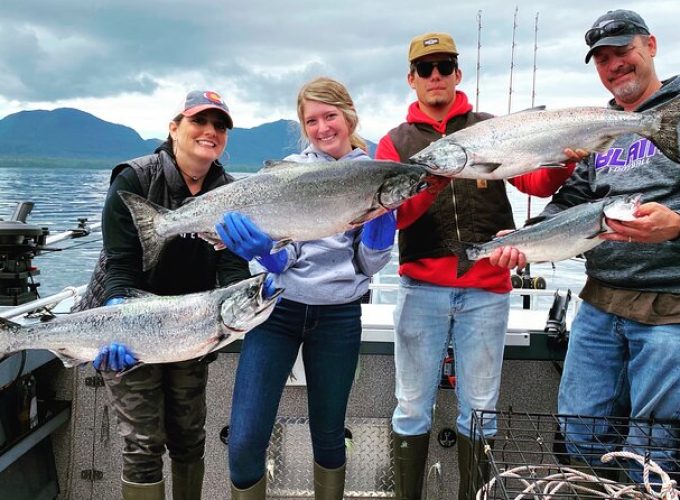 Private Ketchikan Fishing Charter Salmon and Halibut 5HR