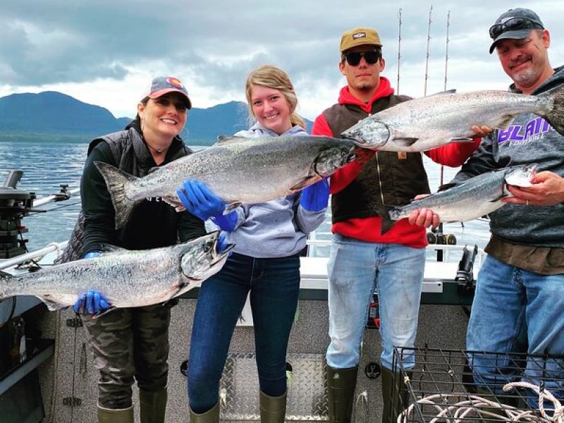 Private Ketchikan Fishing Charter Salmon and Halibut 5HR