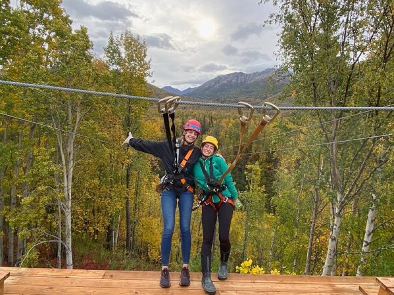 Canopy Zipline Tour in Mat Su Valley Just Outside of Anchorage