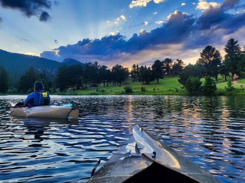 Sunset Kayak Tour in Rocky Mountain National Park