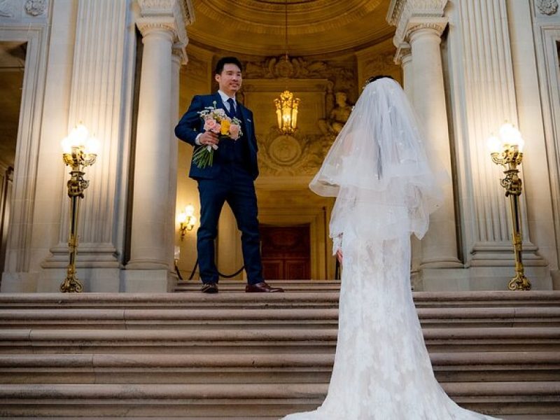 San Francisco City Hall Elopement Photo Session