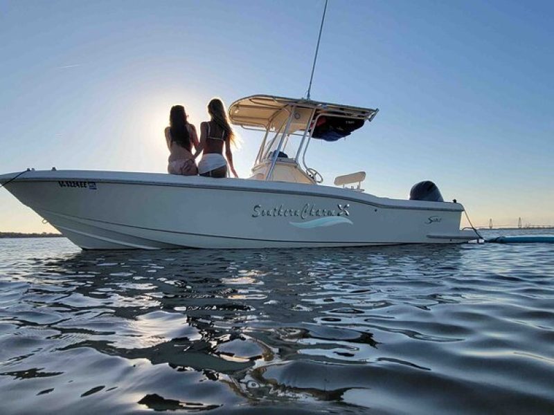 Private Afternoon Boat Ride and Beach Excursion on Southern Charm