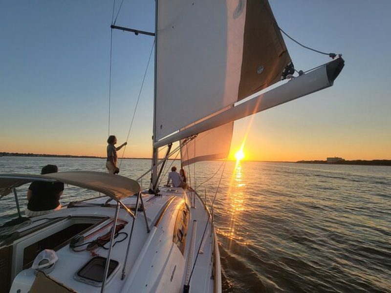 Private Sunset Sailing with Dolphin and History Tours on Mystique