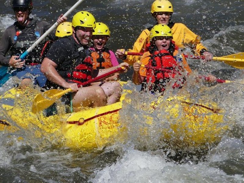 Bighorn Sheep Canyon Raft and Zipline – Class III Rapids, 9 Zip Lines, & lunch