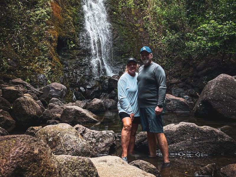 Waterfall Hike in Hawai'i Rainforest Trail