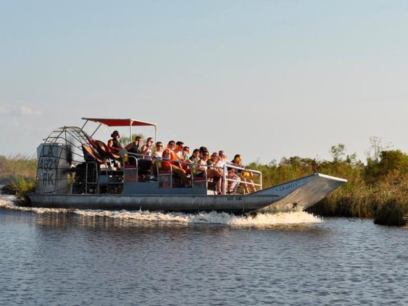 Large Airboat Ride with Transportation from New Orleans