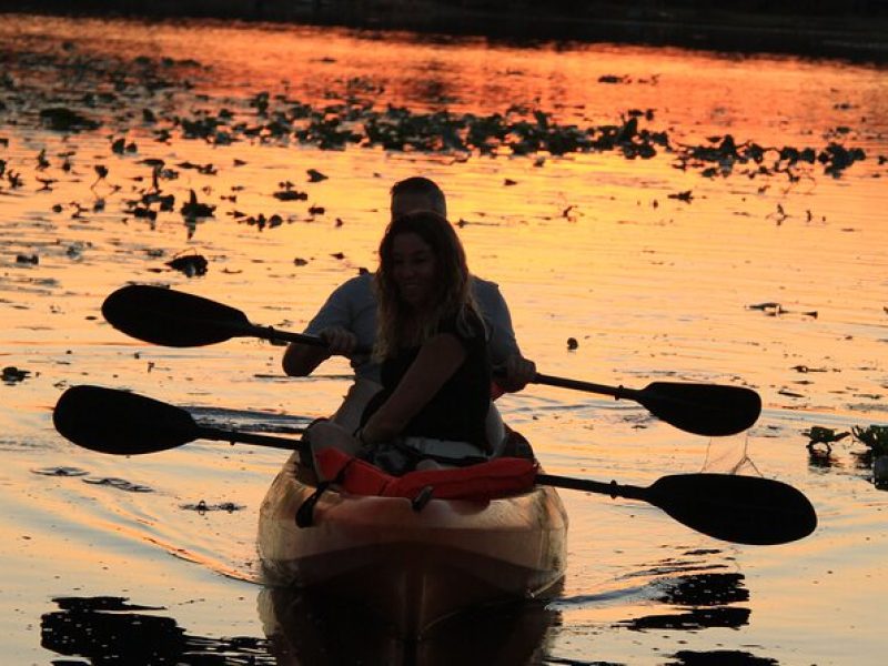 90-Minute Sunset paddle at Secret Lake Guided Kayak Tour in Casselberry