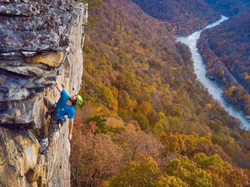 Lower New River Gorge Full Day Climb and Rappel