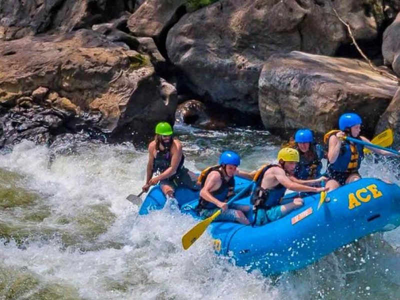 New River Gorge Zip Line and Rafting with Overnight Camping