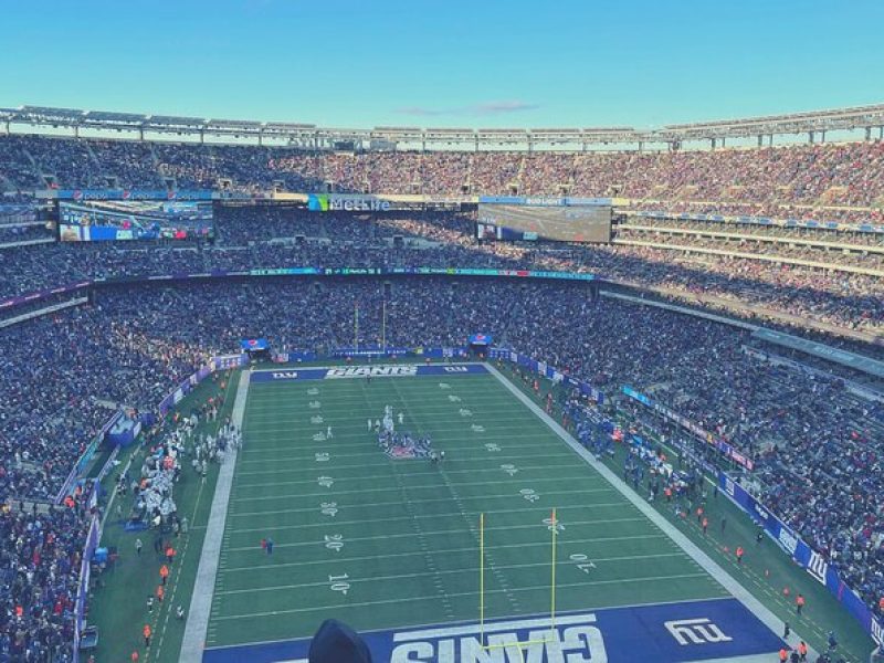 New York Giants Football Game Ticket at MetLife Stadium