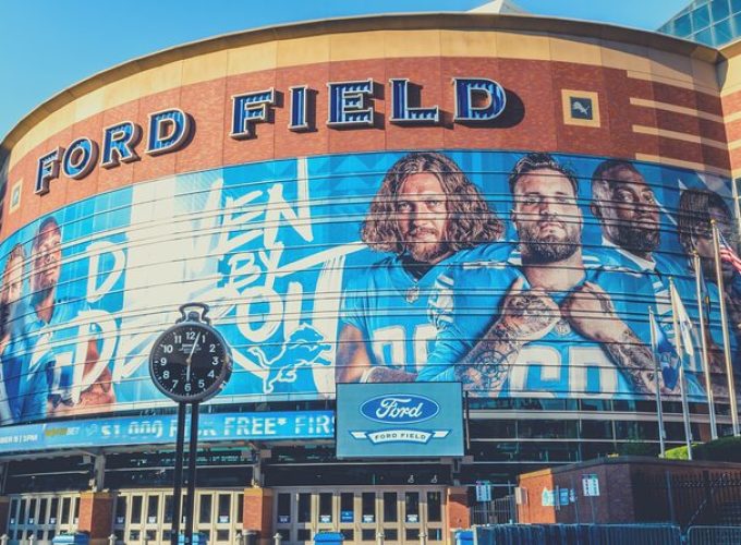 Detroit Lions Football Game Ticket at Ford Field