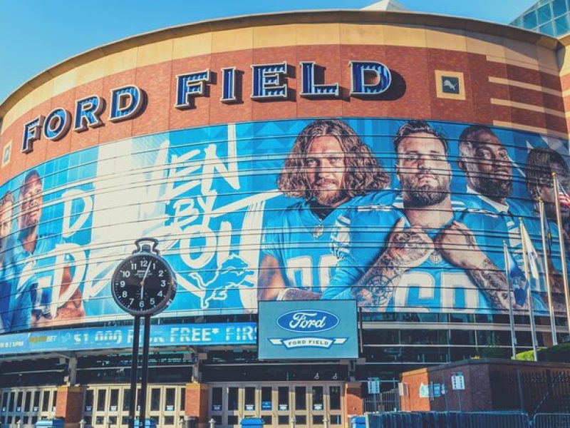 Detroit Lions Football Game Ticket at Ford Field