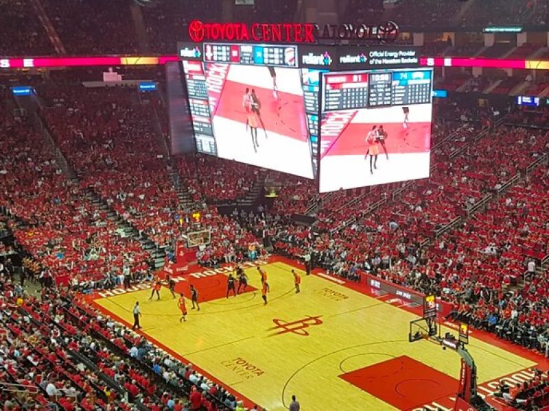 Houston Rockets Basketball Game Ticket at Toyota Center