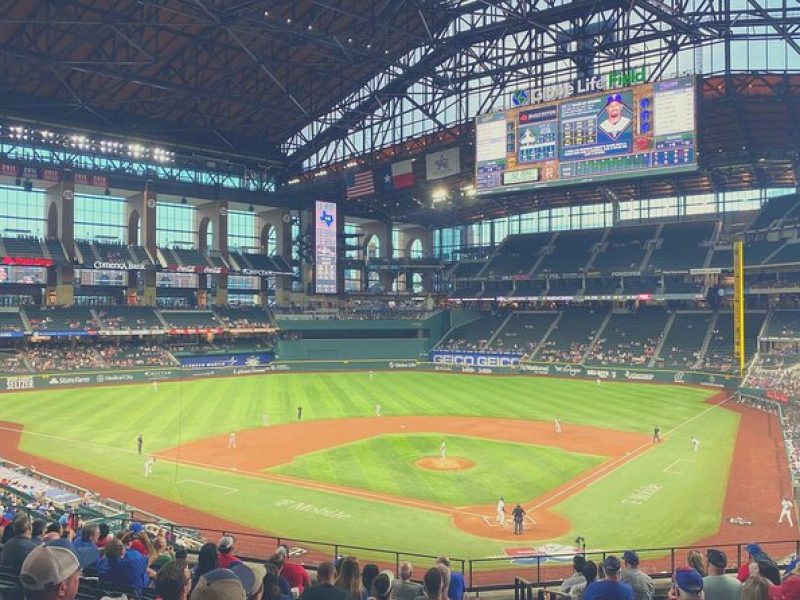 Texas Rangers Baseball Game Ticket at Globe Life Field