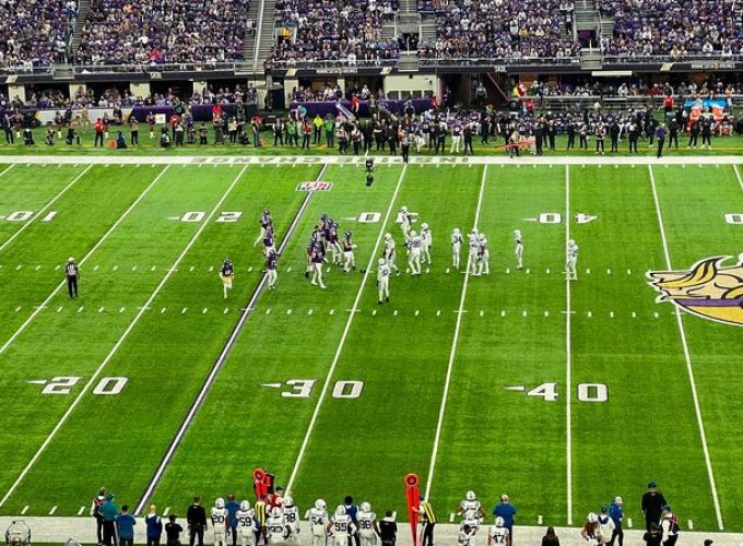 Minnesota Vikings Football Game Ticket at US Bank Stadium