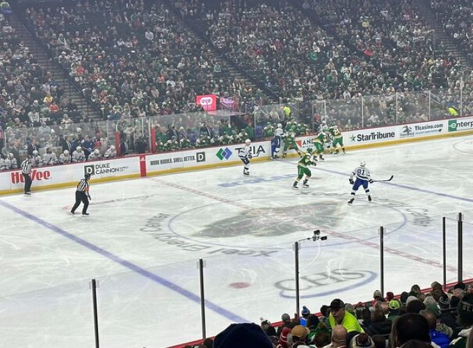 Minnesota Wild Ice Hockey Game Ticket at Xcel Energy Center