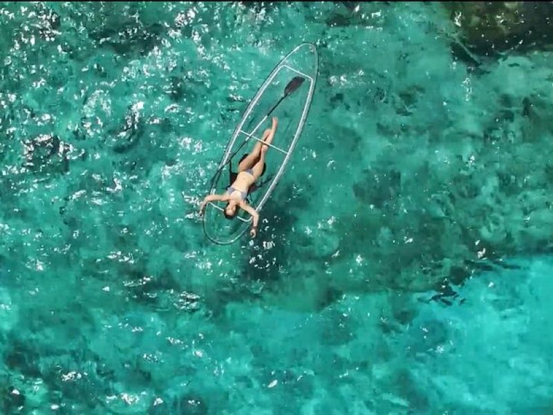 Clear Kayak Paddle Tour at Sand Harbor