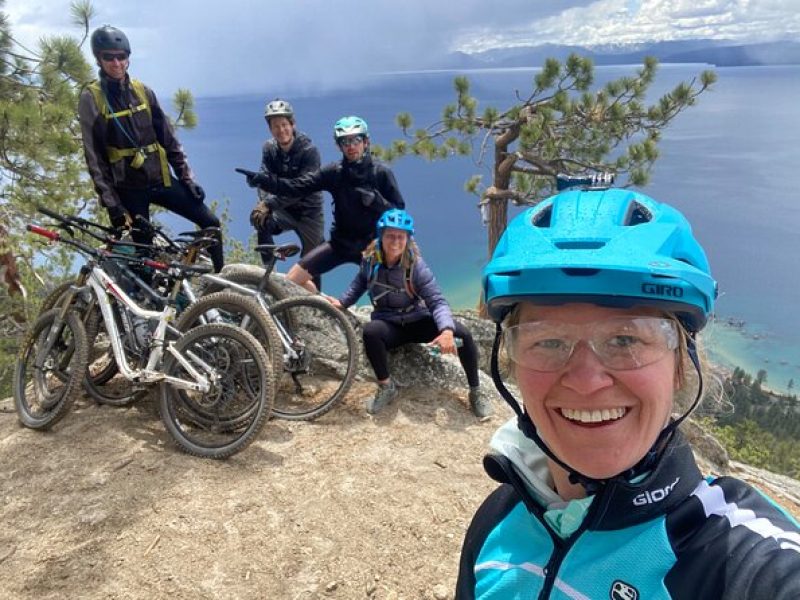 Guided Scenic Bike Experience above Lake Tahoe's East Shore