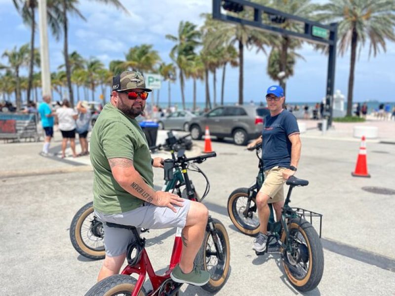 90 min Guided Electric Bike Tours of Greater Fort Lauderdale