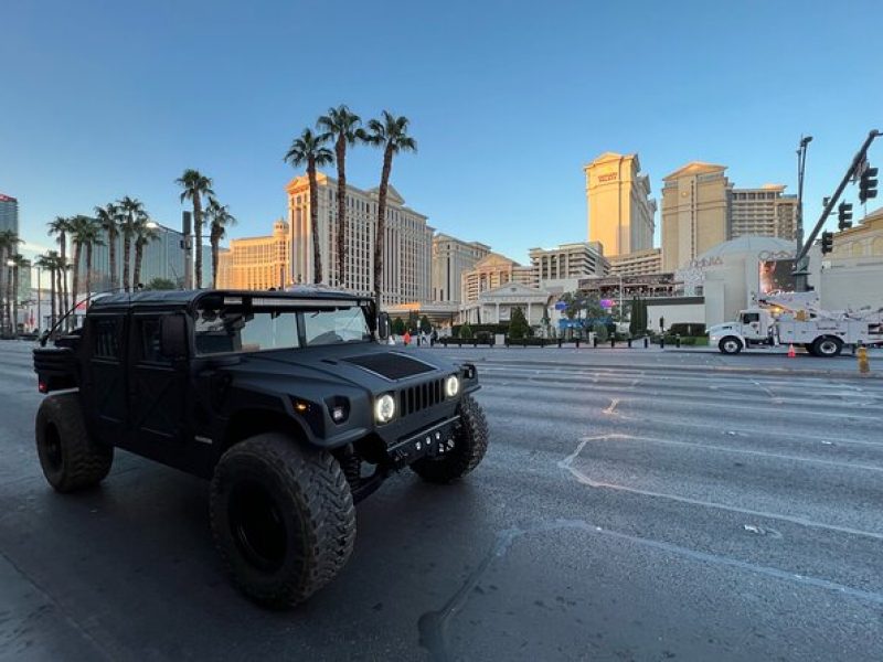 Rent a Custom Military Hummer H1 in Las Vegas