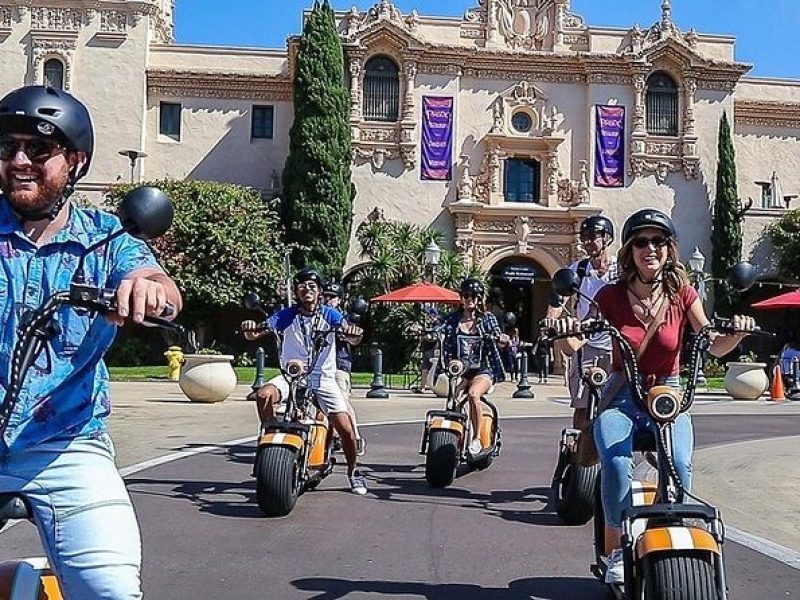 2 Hour GPS Guided Scooter Tour: Downtown & Balboa Park