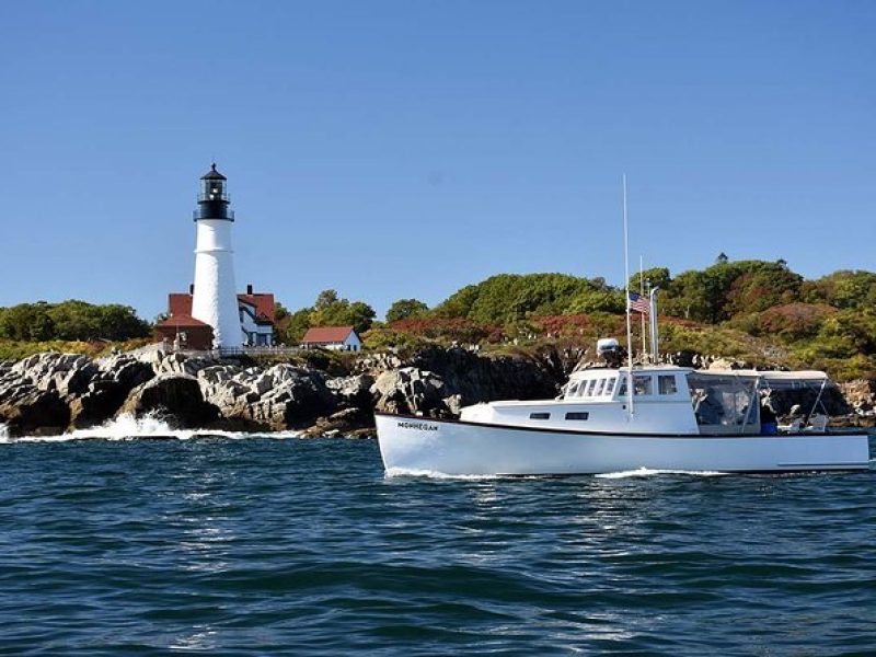 New England Fall Foliage Private Lobster Boat Cruise