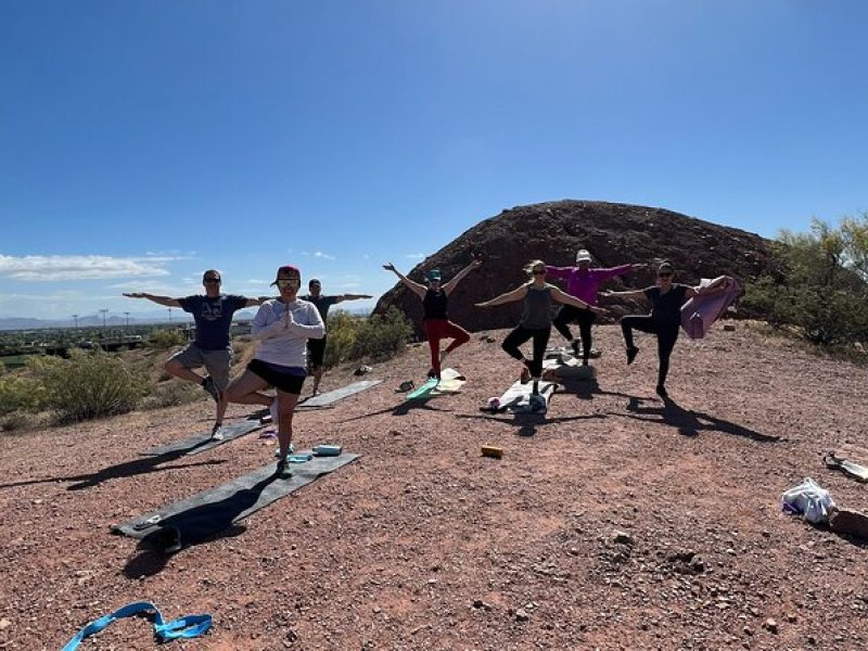 Amazing 2-Hour Guided Hiking & Yoga At Papago Park