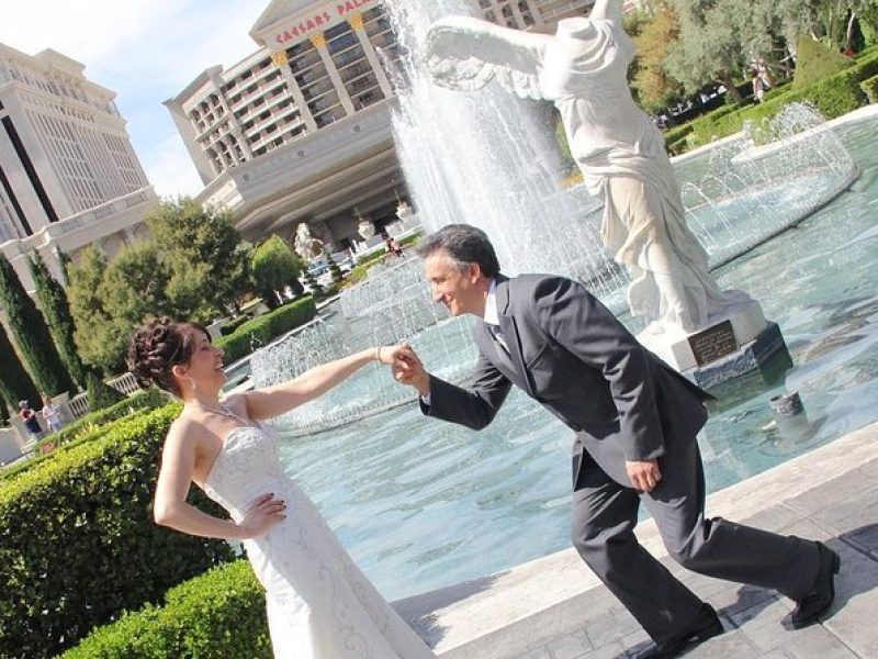 Las Vegas Fountains Photo Shoot