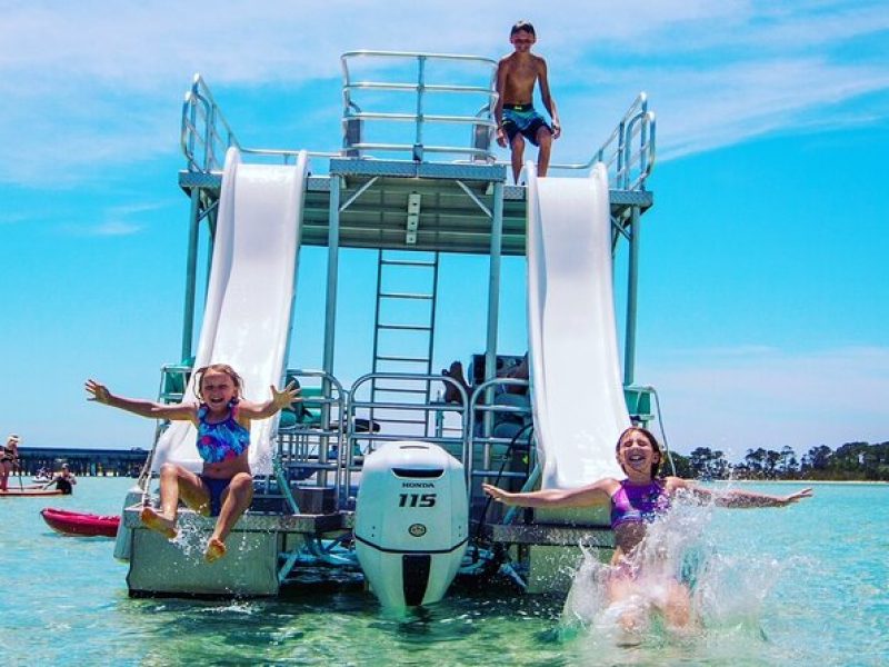 Half Day Double Decker Pontoon Boat Rental- Fort Walton Beach