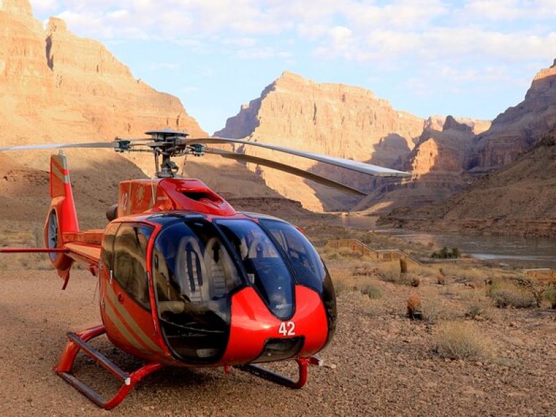 Grand Canyon West Rim by Coach with Helicopter Tour and Meals