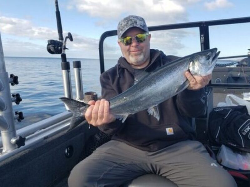 Charter Fishing on Lake Superior in Knife River