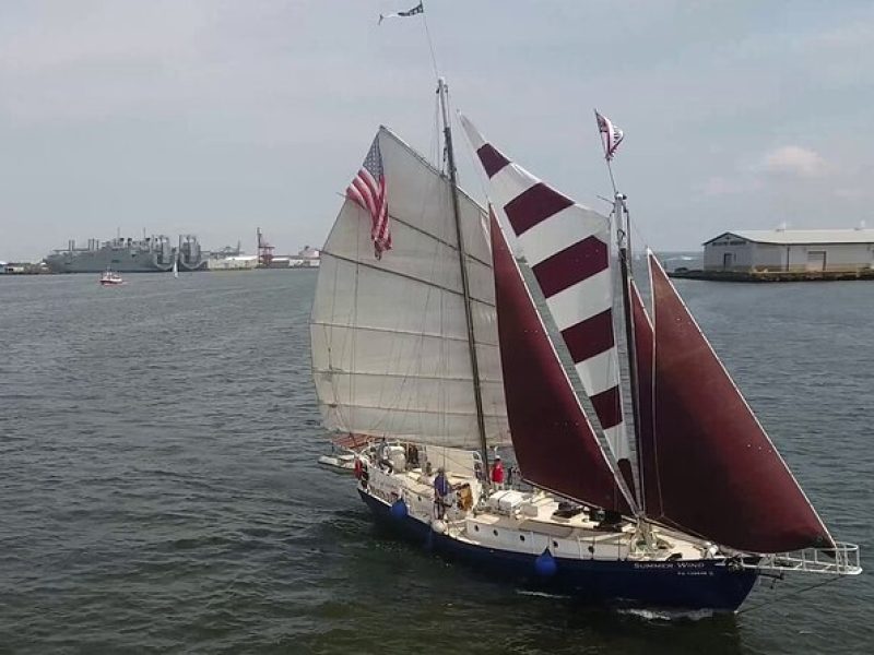 Baltimore Evening Sail on the Summer Wind