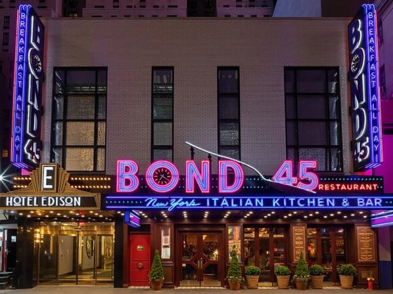 Classic Deluxe Italian Dinner at Bond45 in Times Square