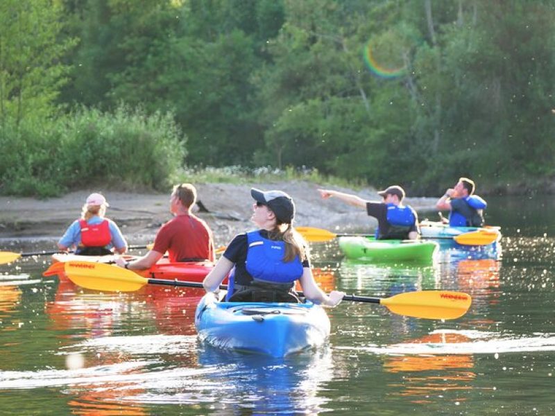 Kayaking in Columbia River Gorge National Scenic Area