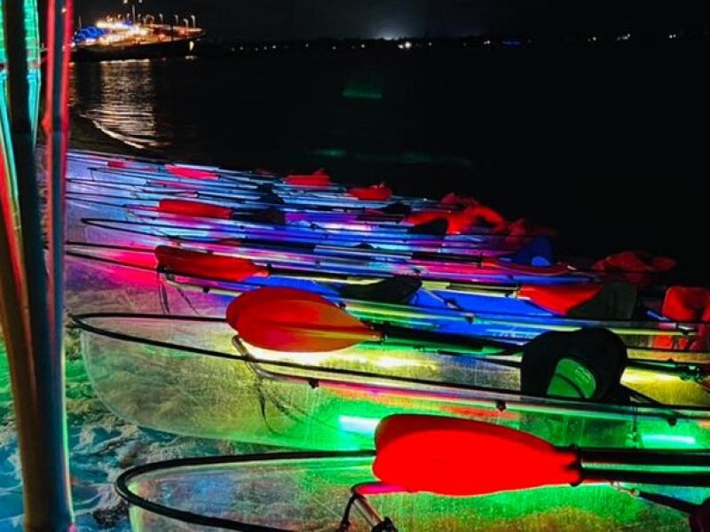 Paddle n Glow, night adventure in the bay of PCB, FL