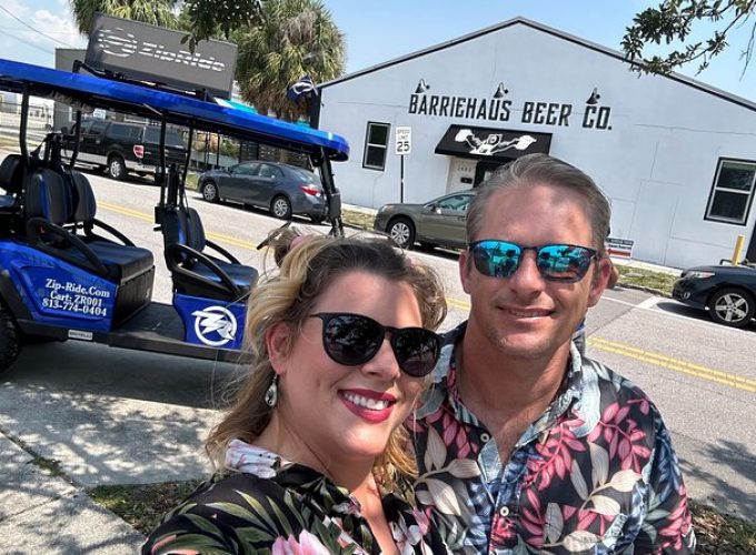 Ybor City Private Brewery Tour by Custom Golf Cart