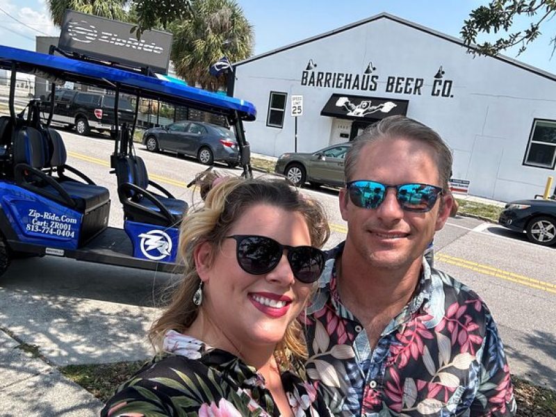 Ybor City Private Brewery Tour by Custom Golf Cart