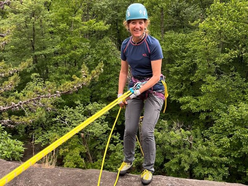 Beautiful Full Day Multi-Pitch Climbing in Western North Carolina