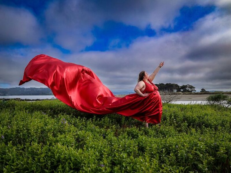 Private Flying Dress Photography Experience with Rental Included