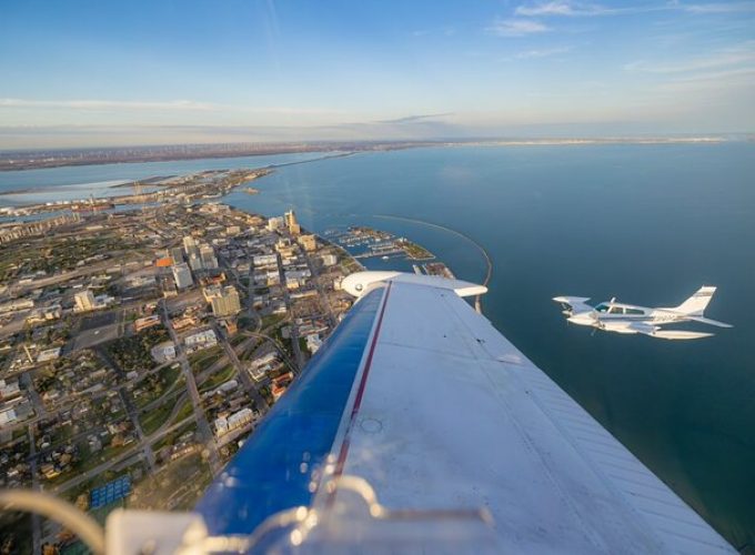 Discovery Flight From Corpus Christi to San Antonio for a Meal