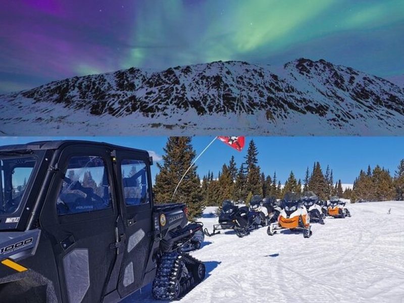 Heated and Enclosed Snow ATV Tour in Alaska Open All Year Round