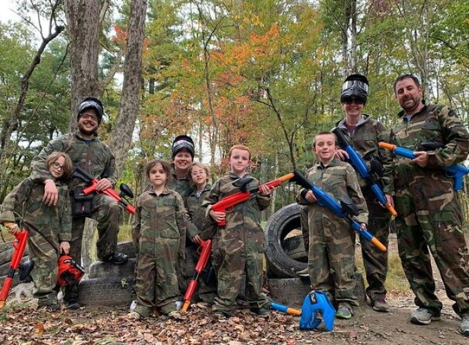 Paintball in the Pocono Mountains Pennsylvania