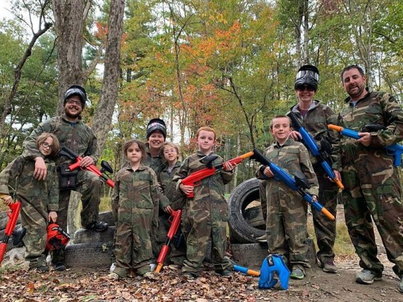 Paintball in the Pocono Mountains Pennsylvania