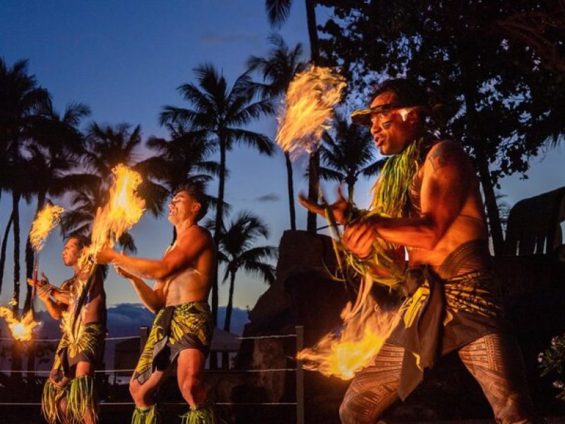 Wailele Luau Including Fire and Knife Performance plus Dinner