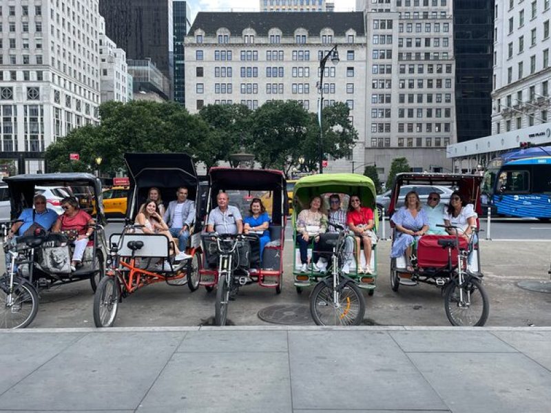 1 Hour Private Guided Pedicab Tour in New York City