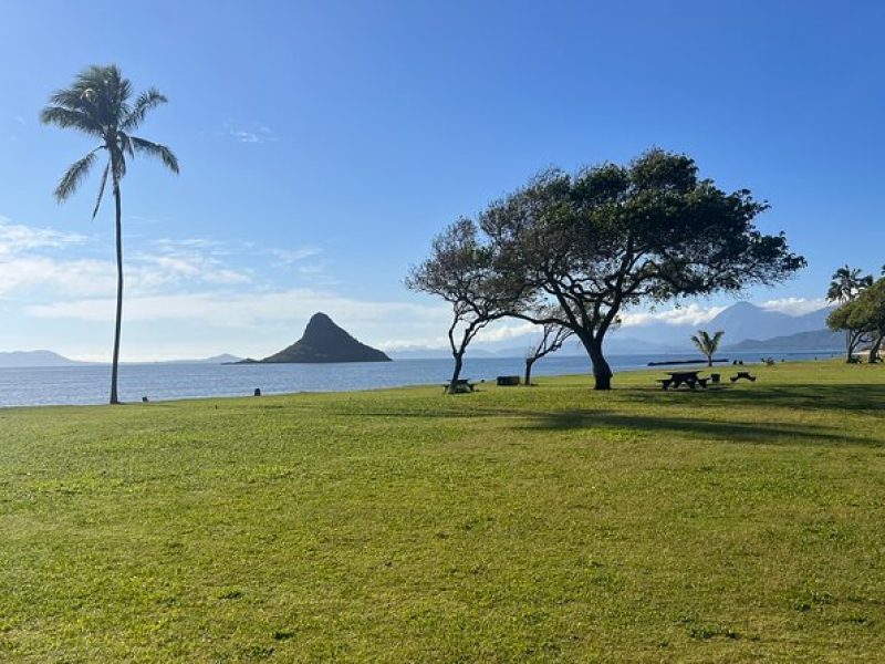 Paddle boarding and hiking adventure at Mokoli'i Island.