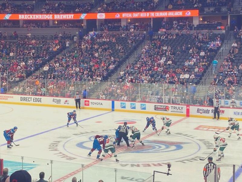 Colorado Avalanche Ice Hockey Game Ticket at Ball Arena