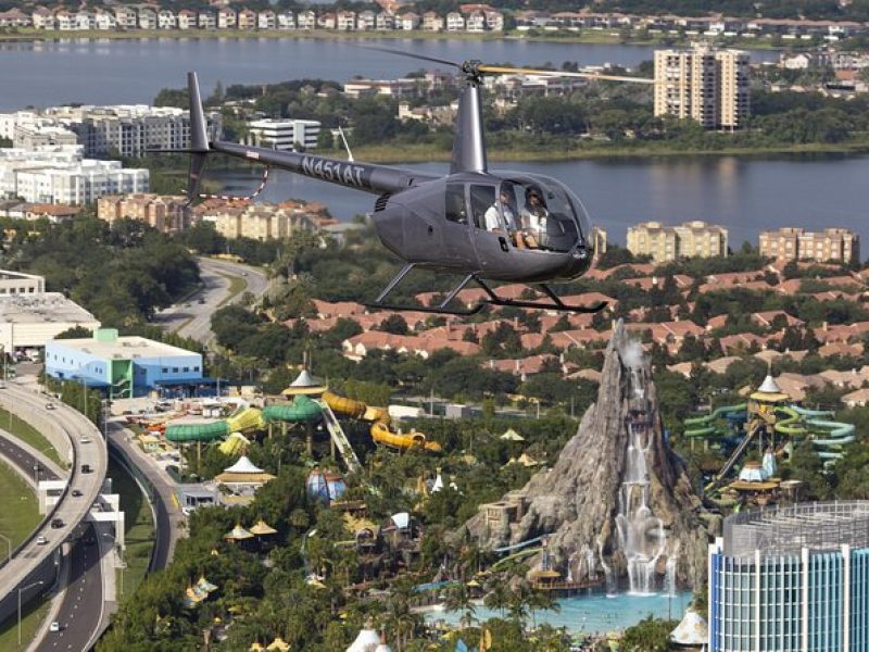 Private Helicopter Day Tour Orlando Parks (31miles or 48miles)